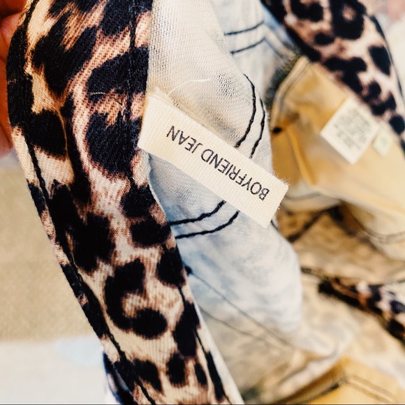Y2K boyfriend fit leopard cheetah jeans - Picture 14 of 16